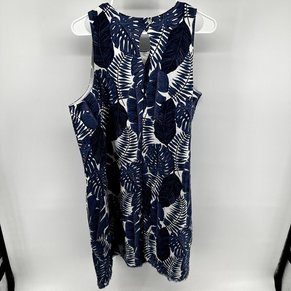 Tommy Bahama Seattle Seahawks Frondly Fan Tank Dress Linen Embroidered Blue XL - Picture 10 of 10